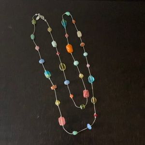 Long lia sophia colorful necklace